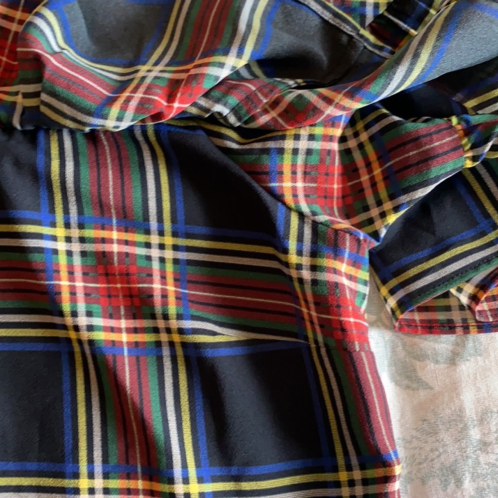 J Crew Edie Top in Stewart Tartan Plaid - Picture 11 of 11